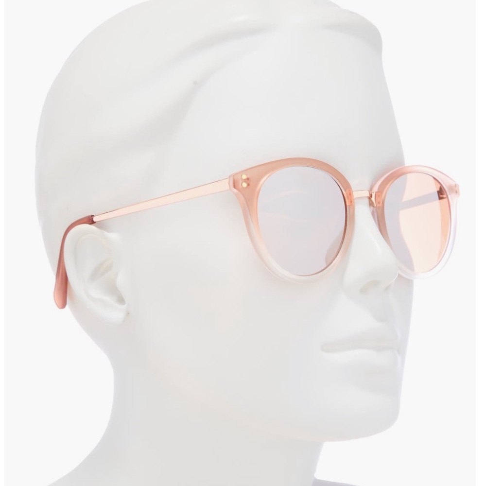 BCBG Pink Round Sunglasses